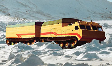 Illustration for article titled Sikorsky's Motorized Sleigh And Other Forgotten Soviet Snowmobiles